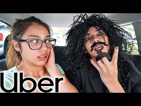 Picking My Girlfriend Up In An Uber In Disguise!!