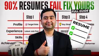 Make a Perfect Bank Job Resume 💯 | Step-by-Step ATS Friendly Format ✅