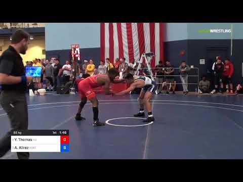2018 FS WTT Challenge/UWW Juniors 65 Semi-Finals - Yahya Thomas (NU) Vs. Andrew Alirez (Nort).mp4