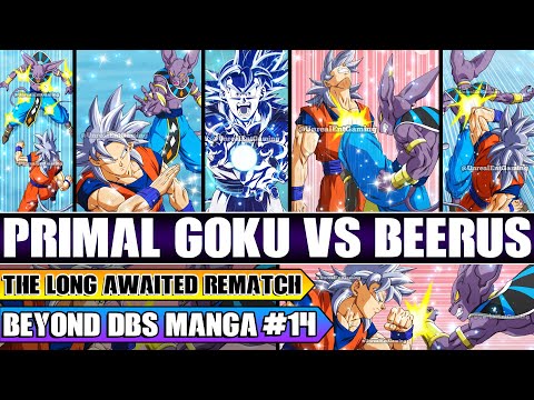 Beyond Dragon Ball Super Beerus Primal Ultra Instinct Goku Vs Beerus Rematch Showdown!