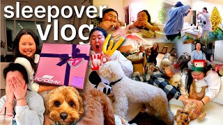 VLOG: she freaked out!!! surprise, girl's sleepover, my hair journey, much needed girl's weekend! ❤️