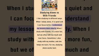 Study Alone or With Friends? | Easy English Story