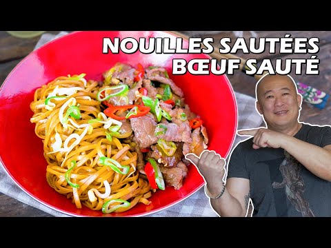 Separated Beef Stir-Fried Noodles