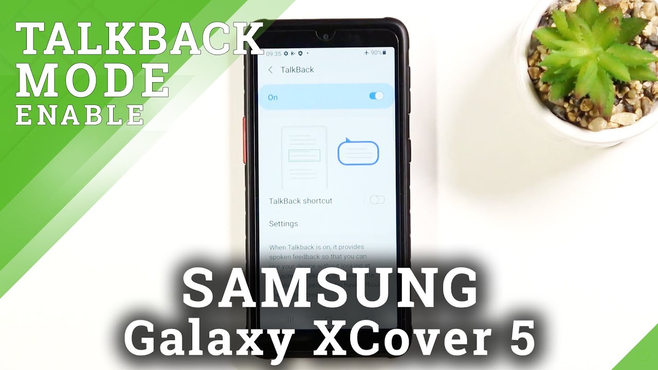 Talkback in SAMSUNG Galaxy XCover 5 – Enable/Disable Screen Reader