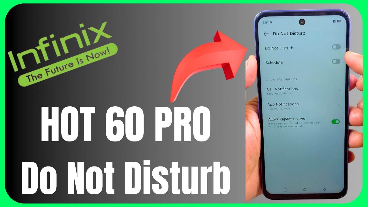 🔕 Turn OFF Do Not Disturb Infinix Hot 60i | Full Tutorial 😱📱