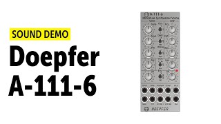 Video thumbnail for Doepfer A111-6 Sound Demo (no talking) by Bonedo Synthesizers