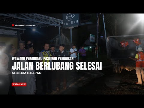 Pastikan Berlanjut, Wawako Pekanbaru Kembali Tinjau Perbaikan Jalan Rusak di Beberapa Ruas Jalan