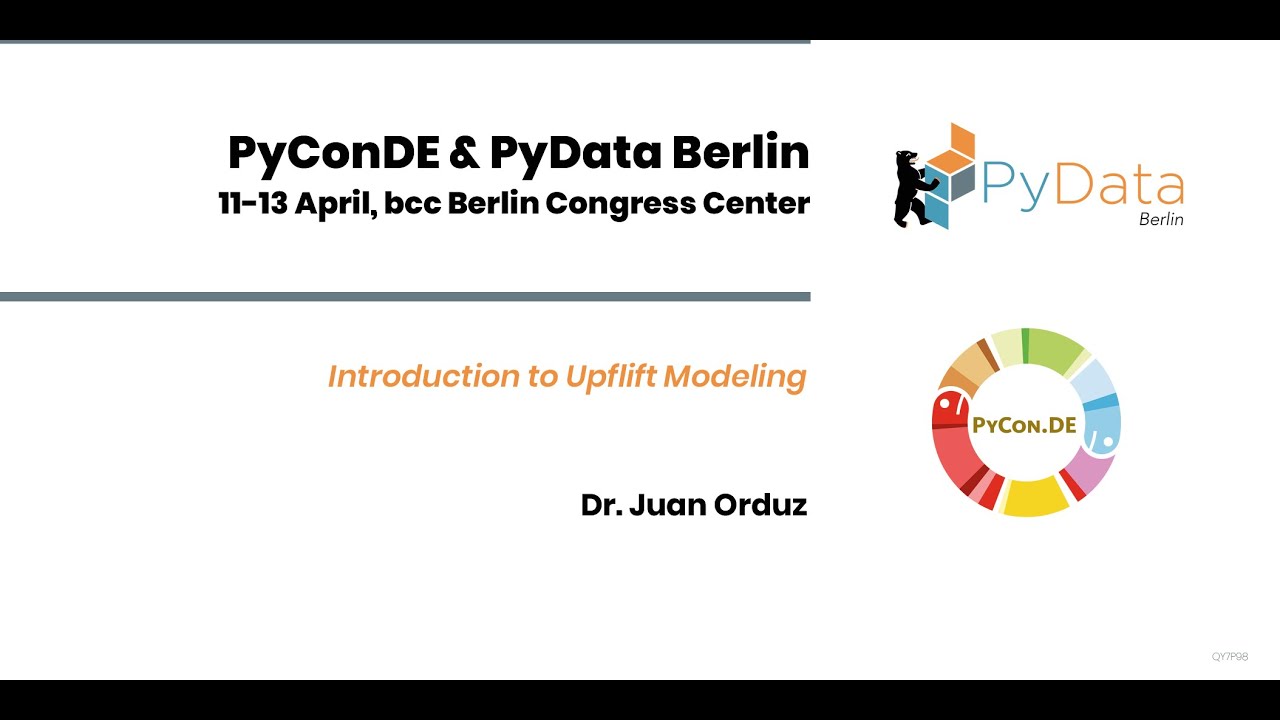 Dr. Juan Orduz: Introduction to Uplift Modeling