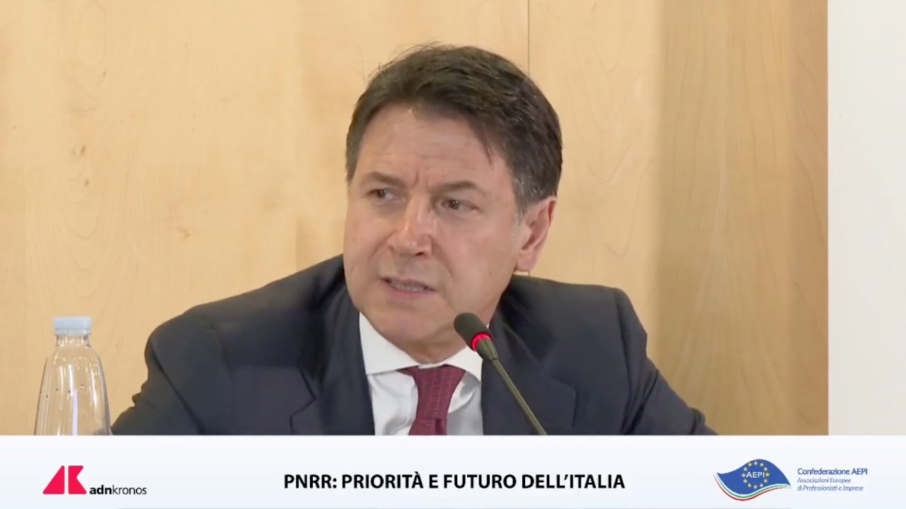Giuseppe Conte ospite a ADNKRONOS PNRR - Priorità e Futuro dell'Italia