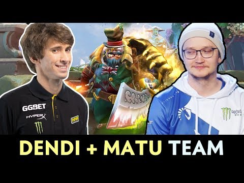 DENDI legendary Magnus + Matumbaman Pudge in one team — PARTY MMR