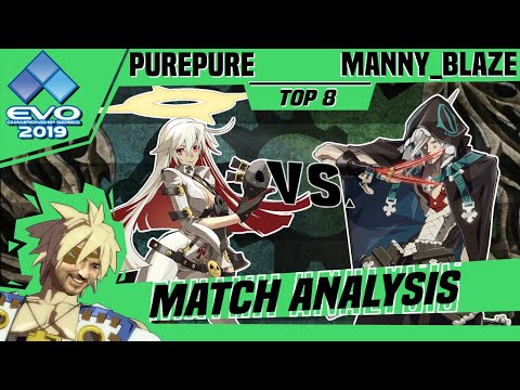 Guilty Gear Match Analysis: EVO 2019 Top 8 - Purepure vs. Manny_Blaze