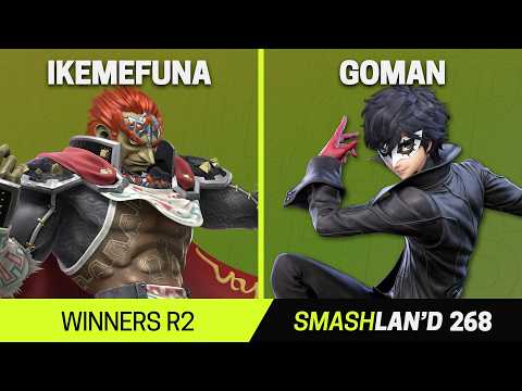 SmashLAN'd 268 Winners R2 - Ikemefuna (Ganondorf) vs GoMan (Joker) - SSBU Tournament