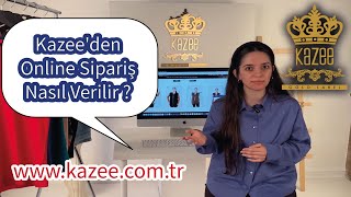 Kazee'den Online Sipariş Nasıl Verilir ? | www.kazee.com.tr | Butik Kadın Giyim