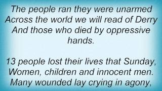 Cruachan - Bloody Sunday Lyrics