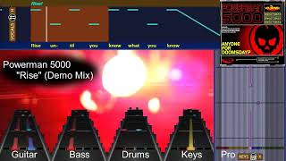 Powerman 5000 - Rise (Demo Mix) (Clone Hero Chart Preview) (Rock Band 3 Ready!)