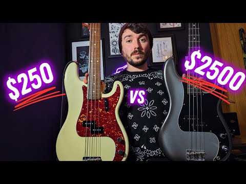 $250 vs $2500 Precision Bass Shootout | Is More Expensive Better?