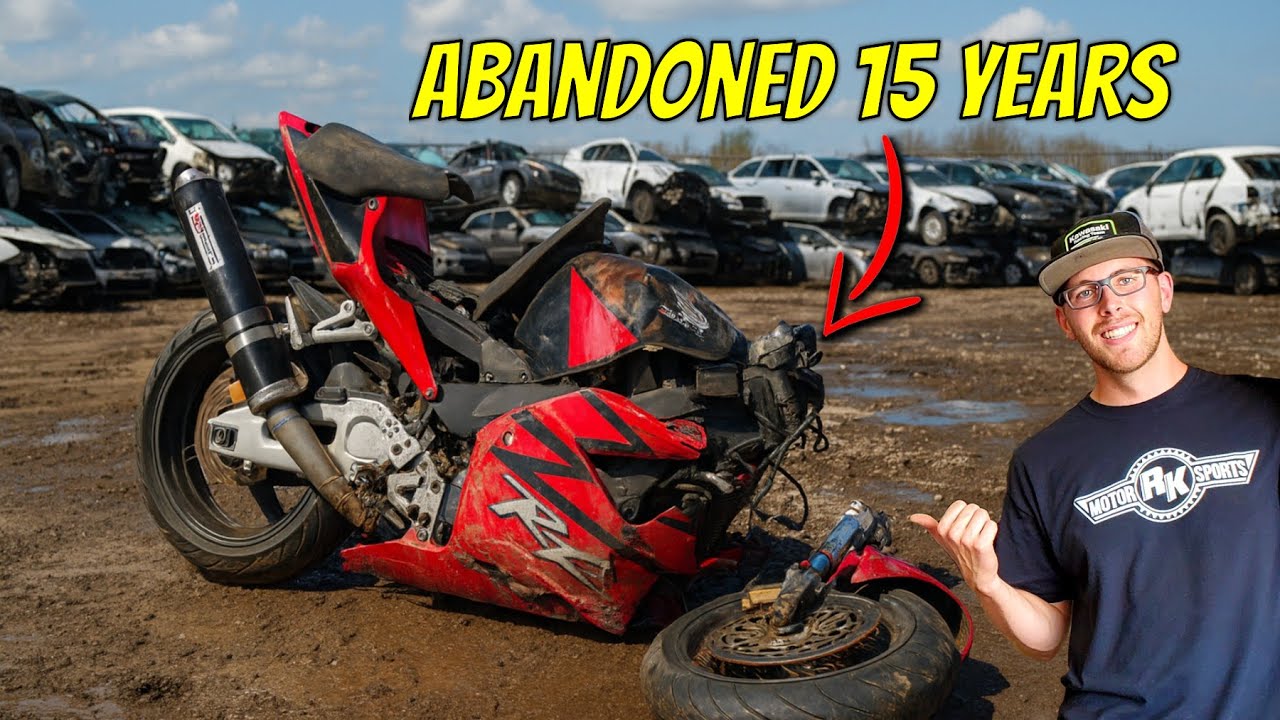 Wrecked Honda CBR 929RR Restoration
