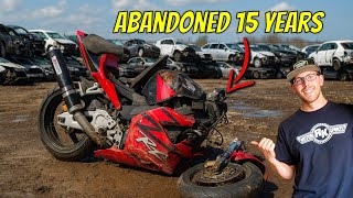 I Bought This WRECKED Honda Sportbike From a Tow Yard. Will it Run?