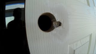 How to Patch a Hole in a hollow core Door - Fix & Repair