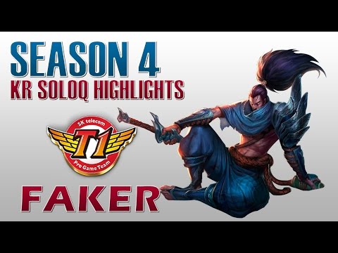 SKT T1 Faker - Yasuo vs Zed - KR SoloQ Highlights