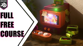THE ULTIMATE Full Blender Course for beginners - From Zero To Hero
