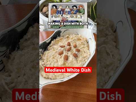 Blancmanger - Medieval Rich Guy Health Food #foodhistory #recipes