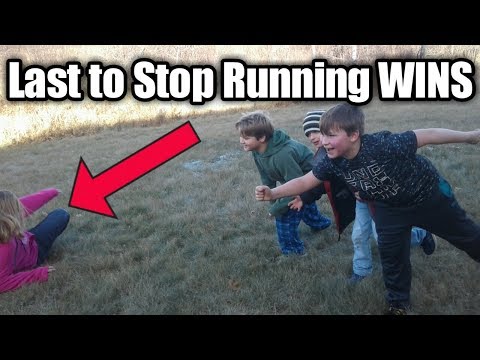 ($20,000 in monopoly money)LAST TO STOP RUNNING WINS $20,000 (in monopoly money)