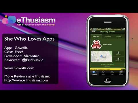 GOWALLA ON THE IPHONE - APP DEMO