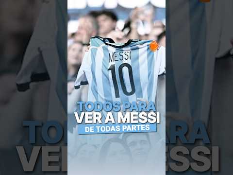 De Río Tercero, Rosario, San Luis y distintos puntos del país llegaron para ver a Messi