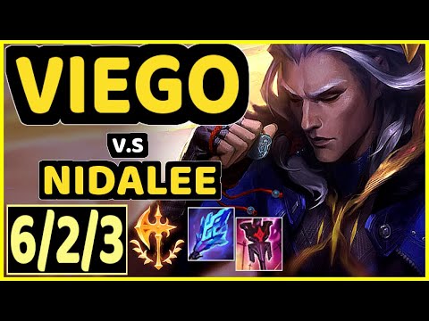 VIEGO vs NIDALEE - 6/2/3 KDA JUNGLE GAMEPLAY - EUW Ranked MASTER