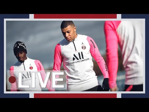 ⚽️ L'entraînement veille de Paris Saint-Germain-OGC Nice  🔴🔵