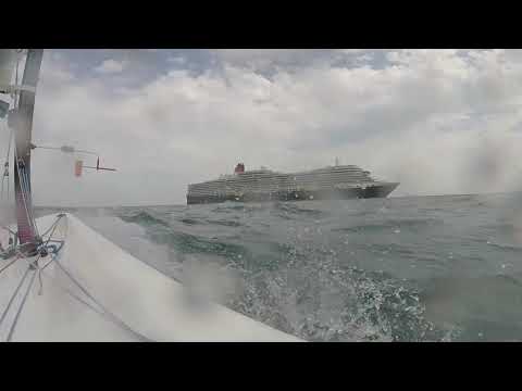 Coronavirus Cruise Ships and Harrys Rocks - High Speed RS Aero sailing