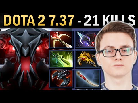 Shadow Fiend Gameplay Miracle with 21 Kills and Daedalus - Dota 7.37