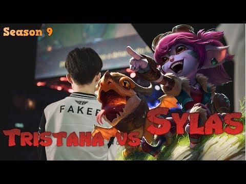 Faker - Tristana vs Sylas Mid - LoL Season 9 KR Ranked | League of Legends Replays