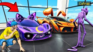 Jeffy Steals CATNAP SUPERCARS in GTA 5!