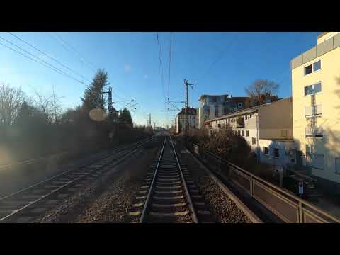 Führerstandsmitnahme Leerfahrt Steinhausen - Pasing Betriebsbahnhof BR423