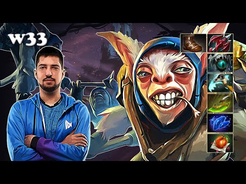 w33 - Meepo Midlane | Dota 2 7.31 Gameplay