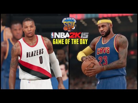 NBA 2K15 (PS4): Cavs vs Blazers (NBA Game Of The Day)