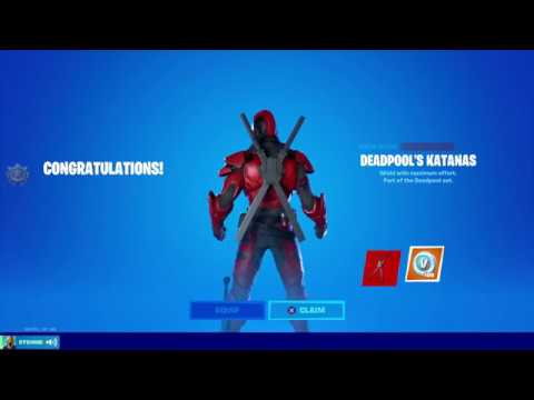 Fortnite: Unlocking Deadpool's Katanas