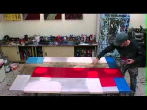 大きな抽象画の描き方を学ぶ アートクラス、アートレッスン、描き方 (LEARN HOW TO PAINT LARGE ABSTRACT ART Art Classes, Art Lessons, How to Paint)