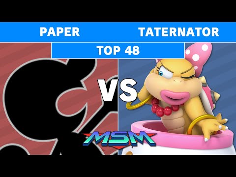 MSM 223 - Paper (Game & Watch) Vs KH | Taternator (Wendy) Winners Top 48 - Smash Ultimate
