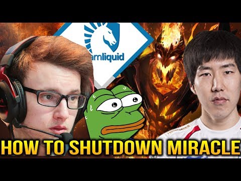 Team LIQUID's Coach Knows How to Shutdown Miracle Shadow Fiend Mid  Dota 2
