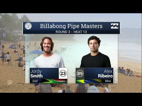 Jordy Smith vs. Alex Ribeiro - Round Three, Heat 12 - 2016 Billabong Pipe Masters