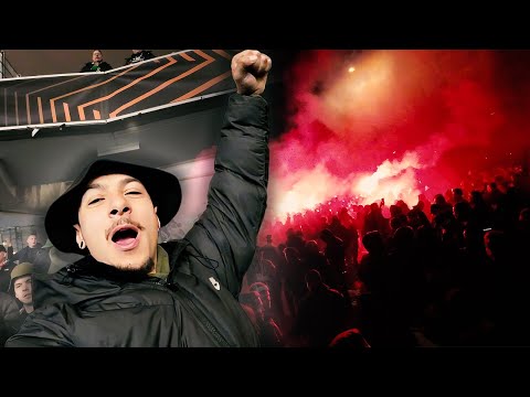 That's Bad Luck Hekkie Weg, The Legion is going CRAZY!! Stuttgart 2-0 Feyenoord :: SKILLIECAM VLOGS