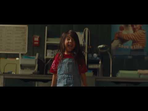 Trailer coda: found family framed against dusk; music softens to warmth