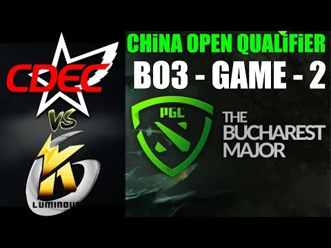 CDEC vs KEEN GAMING LUMINOUS - THE BUCHAREST MAJOR - CHINA OPEN QUA - BO3 - GAME 2