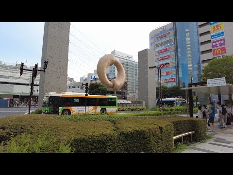 [4K60][Tokyo] Walk around Kinshicho - summer
