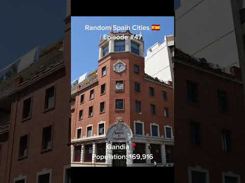 Gandia 📍 Random Spain Cities 🇪🇸 | Episode 47 | #spain #españa #gandia #valencia #shorts