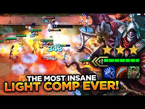 5000 HP JAX WITH 6 LIGHT BUFF! LITERALLY UNKILLABLE! | Teamfight Tactics