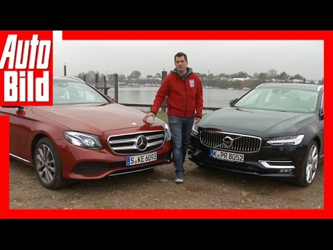 E-Class Estate vs Volvo V90 (2016)